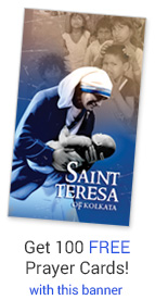 Get 100 free prayer cards with your banner!