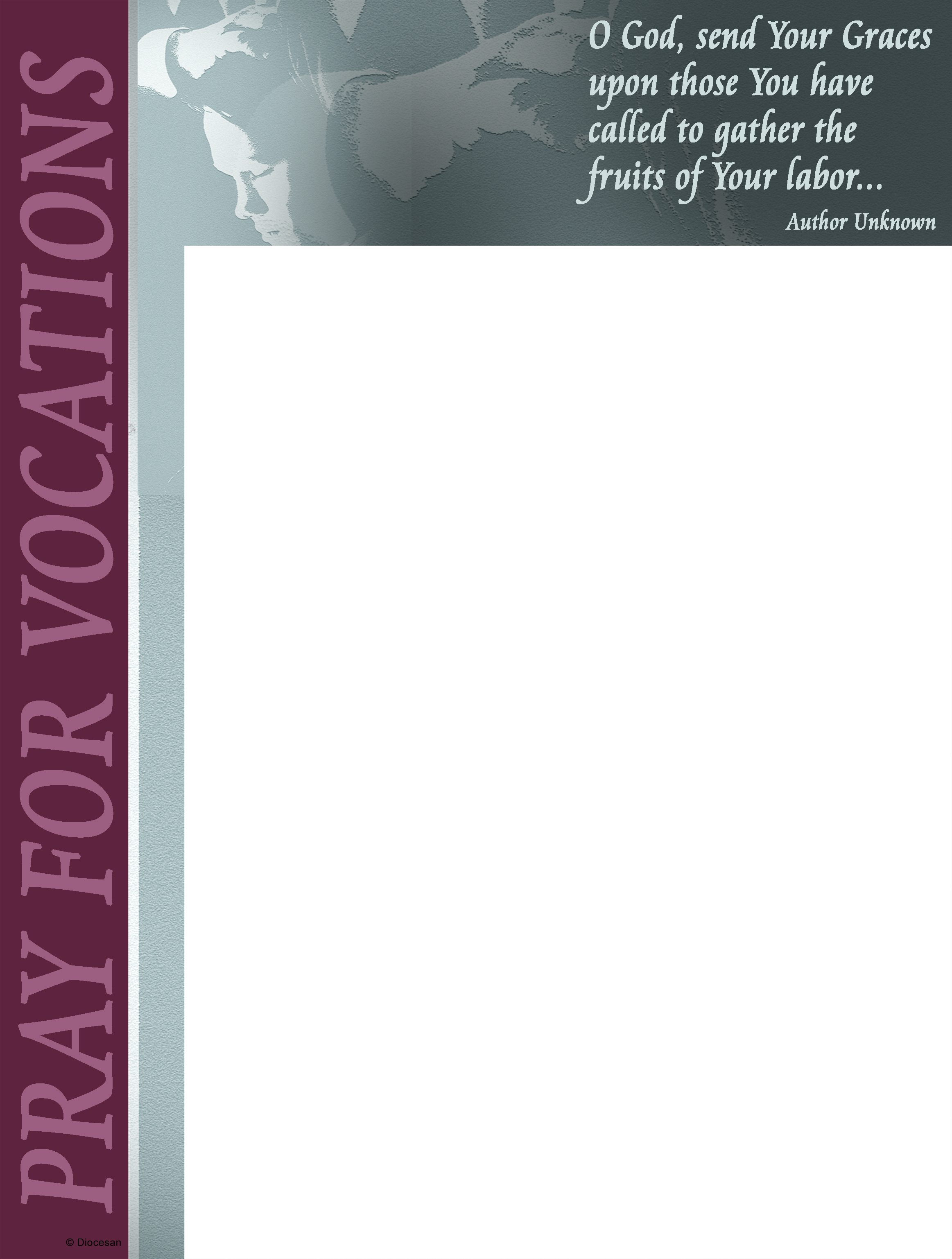 National Vocation Awareness 2017 F Wrapper | Diocesan