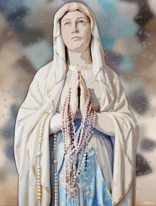 October - Dedicated to the Rosary - E