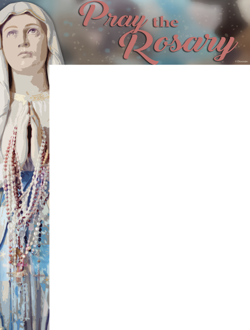 October - Dedicated to the Rosary - F Wrapper