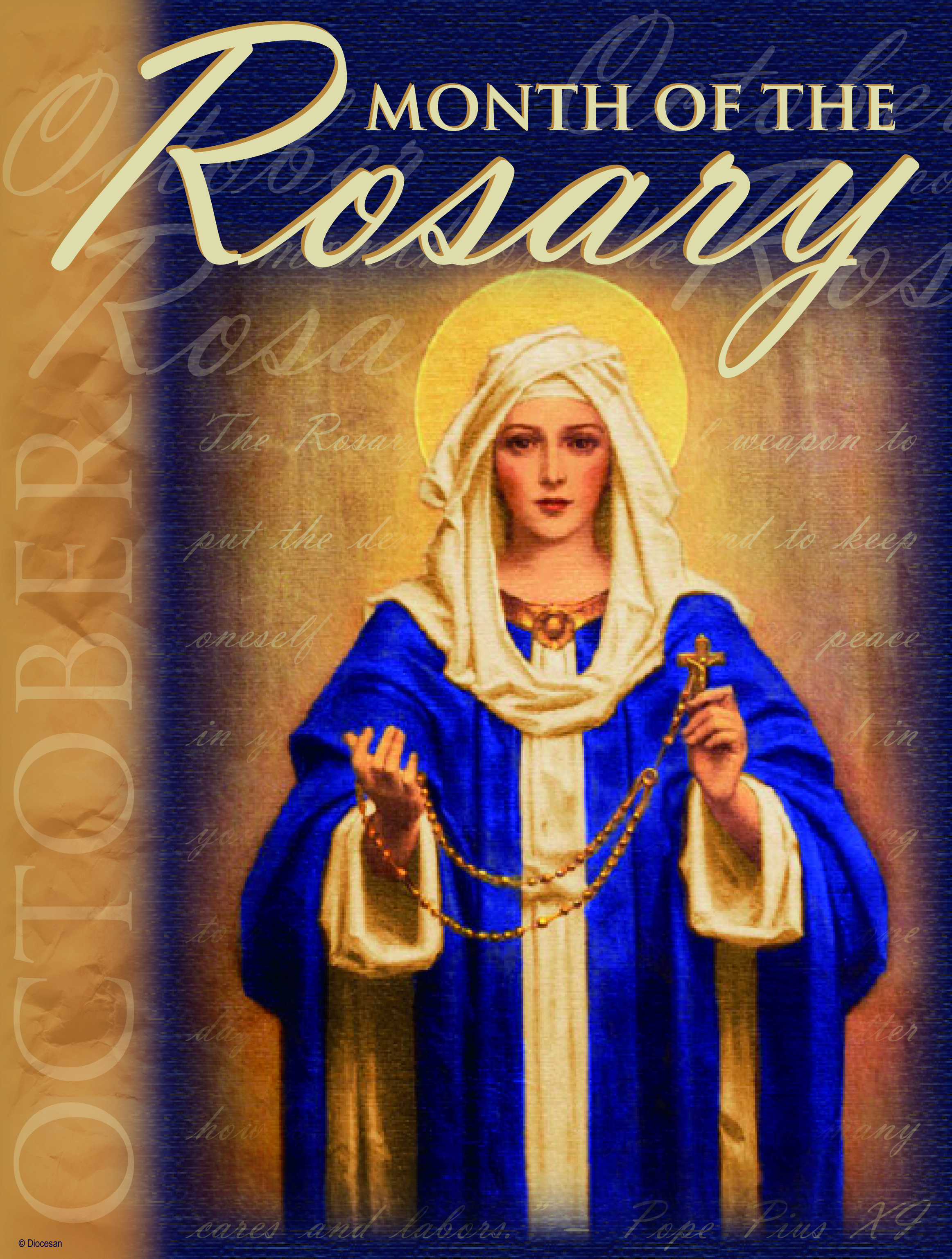 October - Dedicated to the Rosary - G