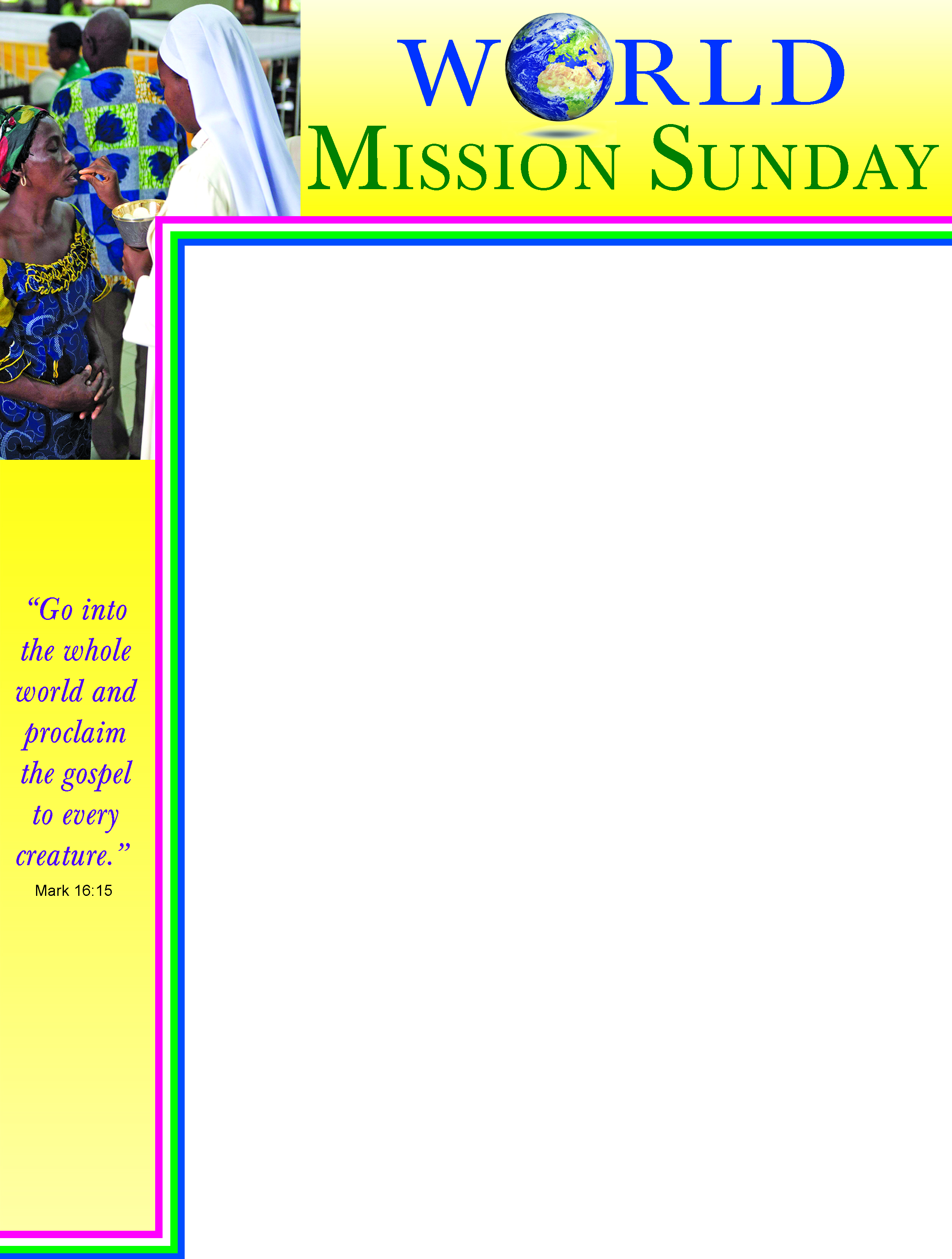 World Mission Sunday 2017 F Wrapper