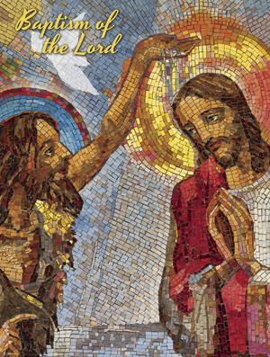 Baptism of the Lord Mosaic Artwork