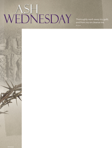 Ash Wednesday Crown Wrapper