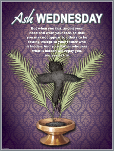 Ash Wednesday Palms
