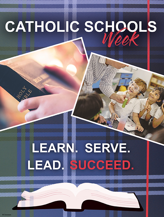 Catholic Schools Week Plaid ENG Cover – Diocesan