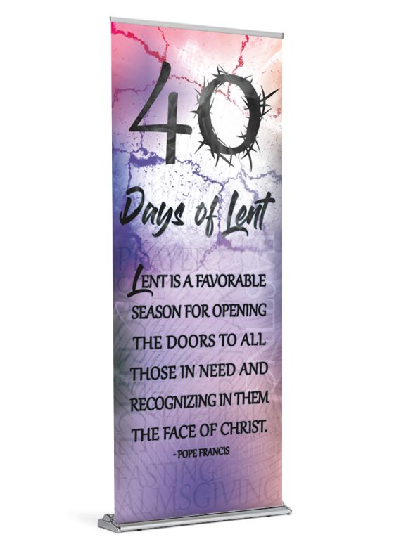 Lent 40 Days Banner – Diocesan