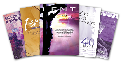 Lent bulletin covers