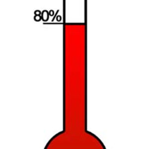 Fundraiser-Thermometers