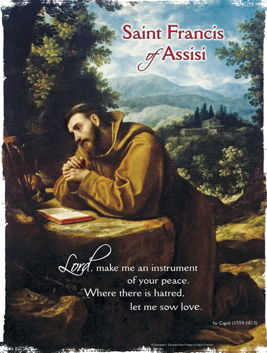 St. Francis of Assisi in Prayer