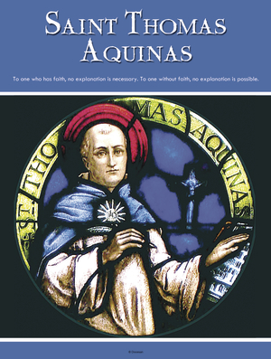 St Thomas Aquinas Blue