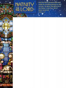 Christmas Stained Glass Wrapper