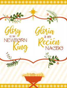 Glory to the Newborn King Bilingual