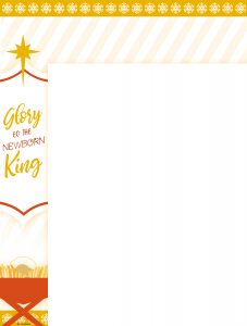 Glory to the Newborn King Wrapper