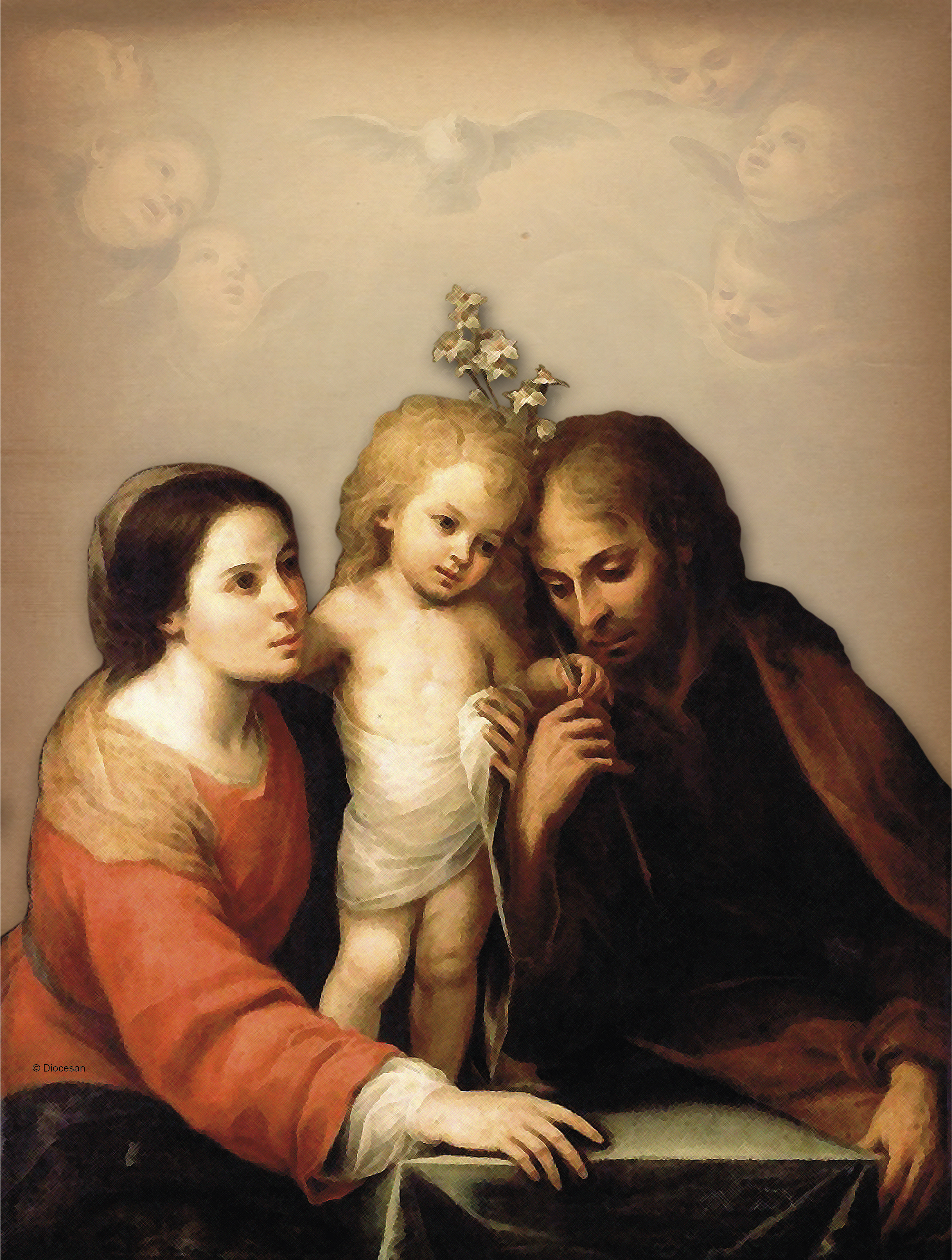 Jesus, Mary and Joseph Art Diocesan