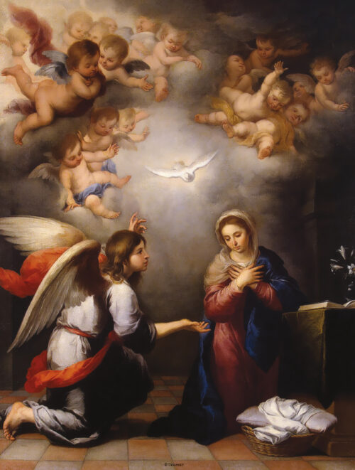 Solemnity Of The Annunciation Of The Lord Artwork Diocesan   Annunciation19 D Art CVR 500x661 