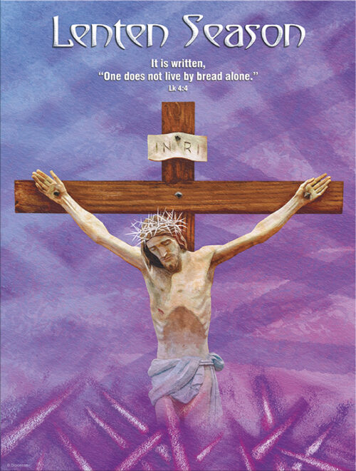 Lenten Season Crucifix Cover ENG Diocesan