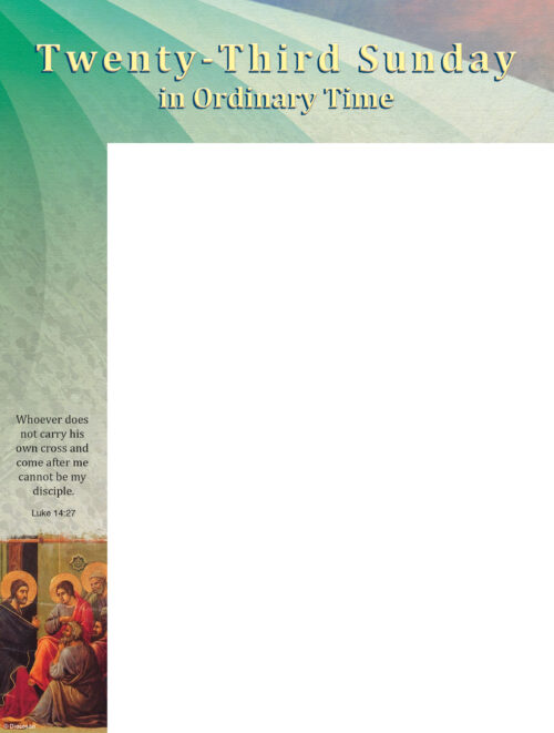 Twenty-Third Sunday - Carry Own Cross - Wrapper