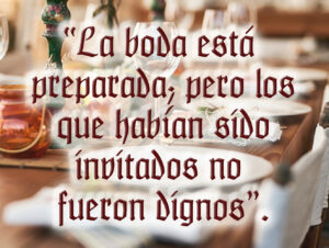 Ordinary Time - Week 28 - Gospel - Spanish