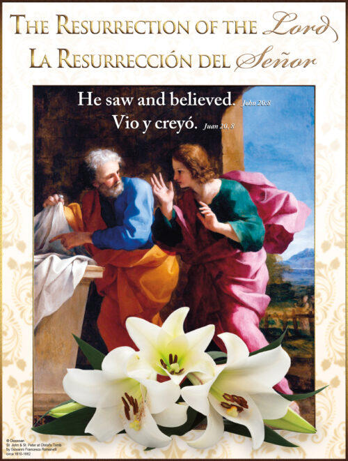 Easter -He Saw and Believed - Bilingual