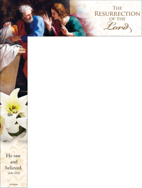 Easter -He Saw and Believed - Wrapper