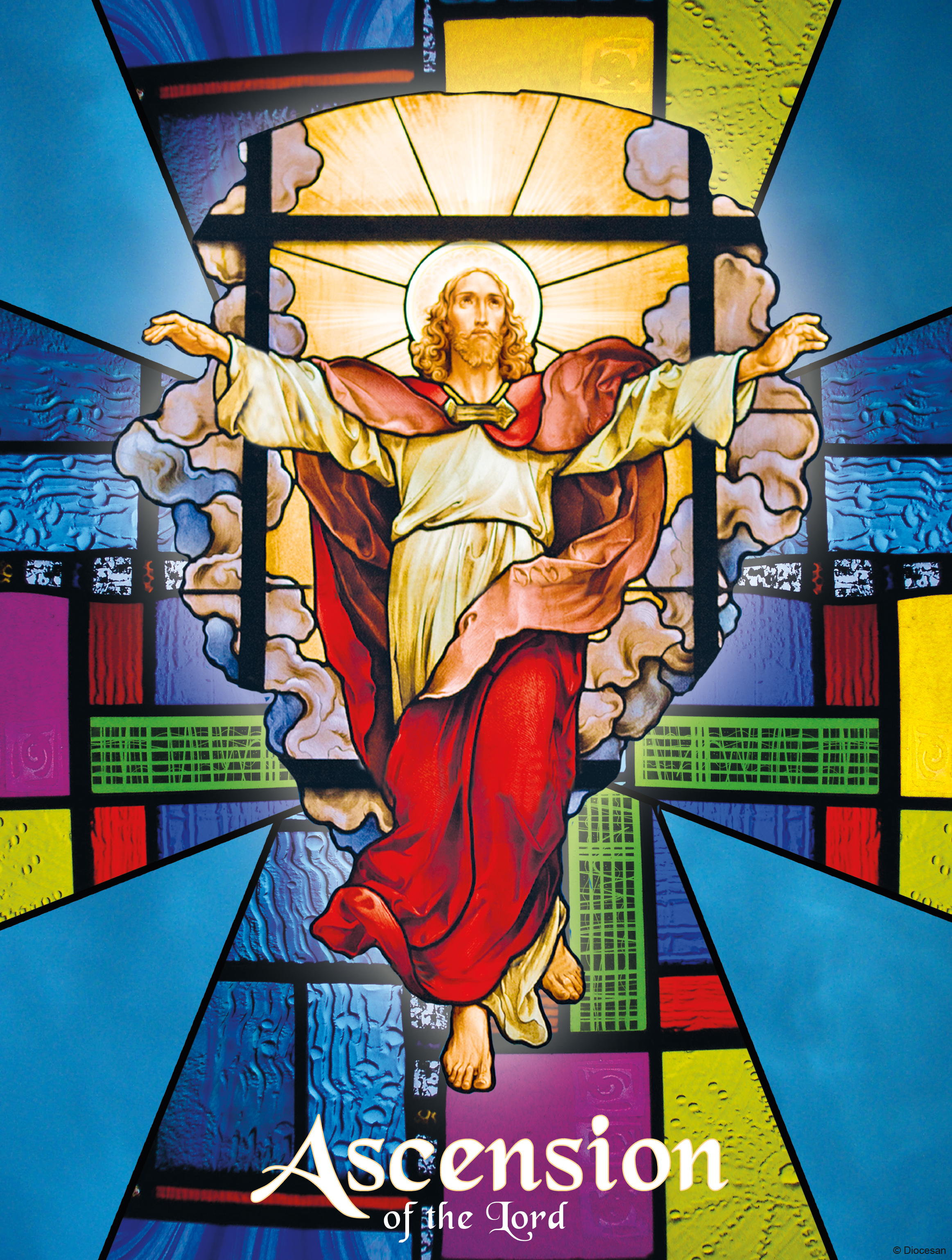 ascension stained glass