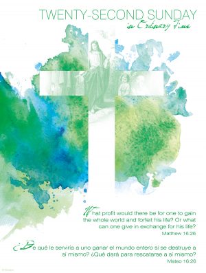 Ordinary Time - Week 22 - Watercolor - - Bilingual