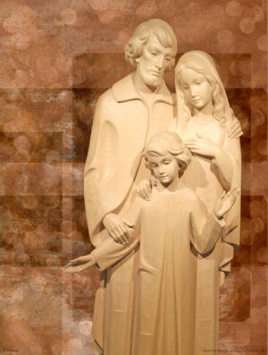 Holy Family - Statue - Art