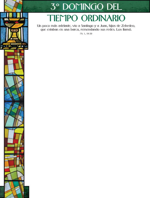 2nd Sunday of Ordinary Time - Stained Glass - Spanish Wrapper