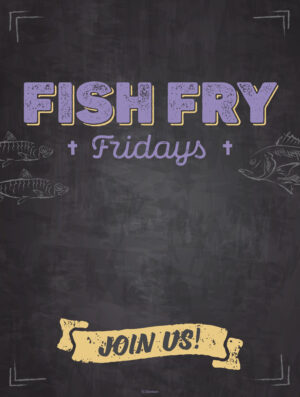Fish Fry Chalkboard
