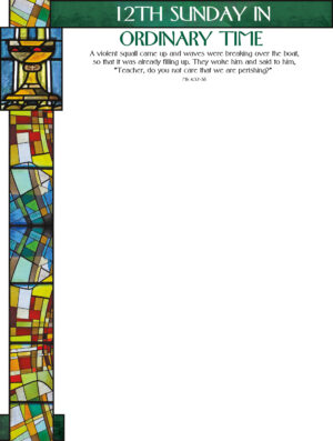 12th Sunday of Ordinary Time - Stained Glass - Wrapper