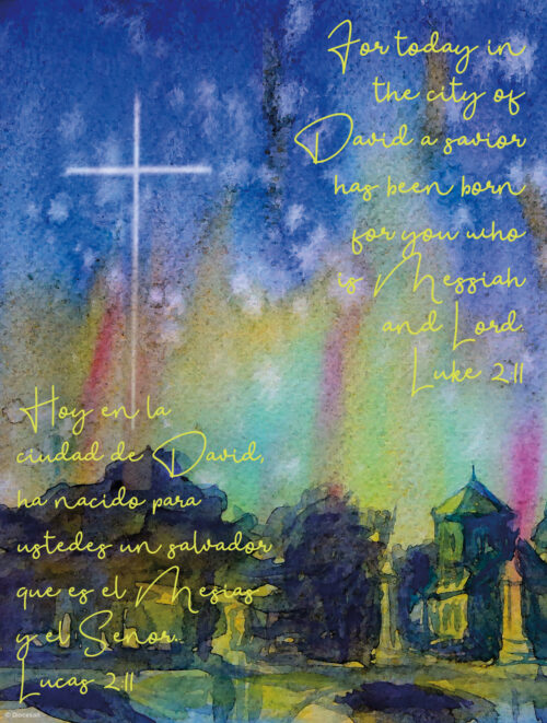 Christmas Watercolor - Bilingual