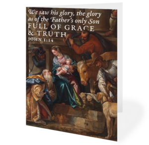 Full of Grace Christmas Card Front