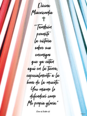 Divine Mercy - Faustina Quote - Spanish