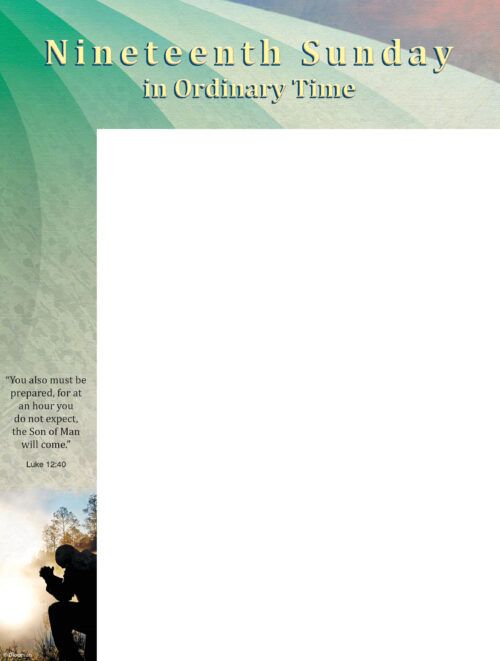 Nineteenth Sunday - Traditional Wrapper