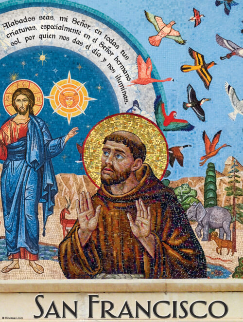 St. Francis Mosaic - Spanish