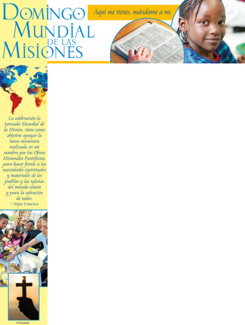 World Mission Sunday - Here I Am - Spanish Wrapper