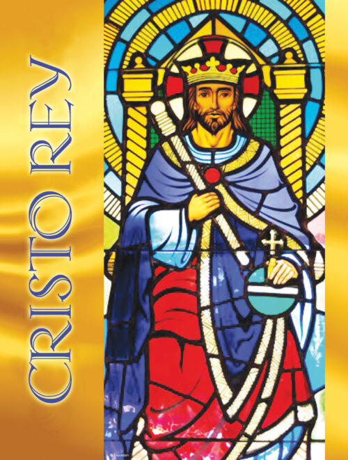 Christ The King Stained Glass - Spanish