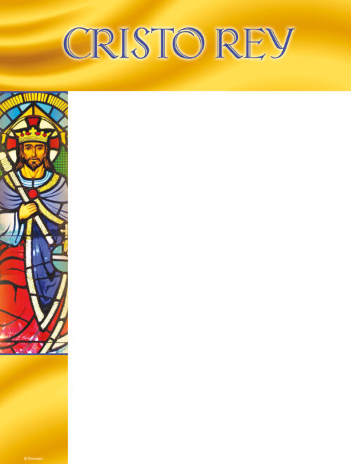 Christ The King Stained Glass - Spanish Wrapper