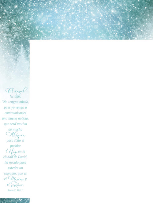 Christmas Snow - Spanish Wrapper