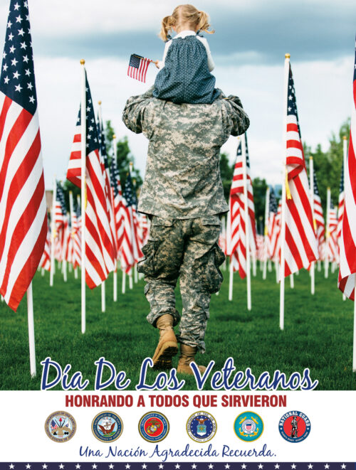 Honor All Who Served - Spanish