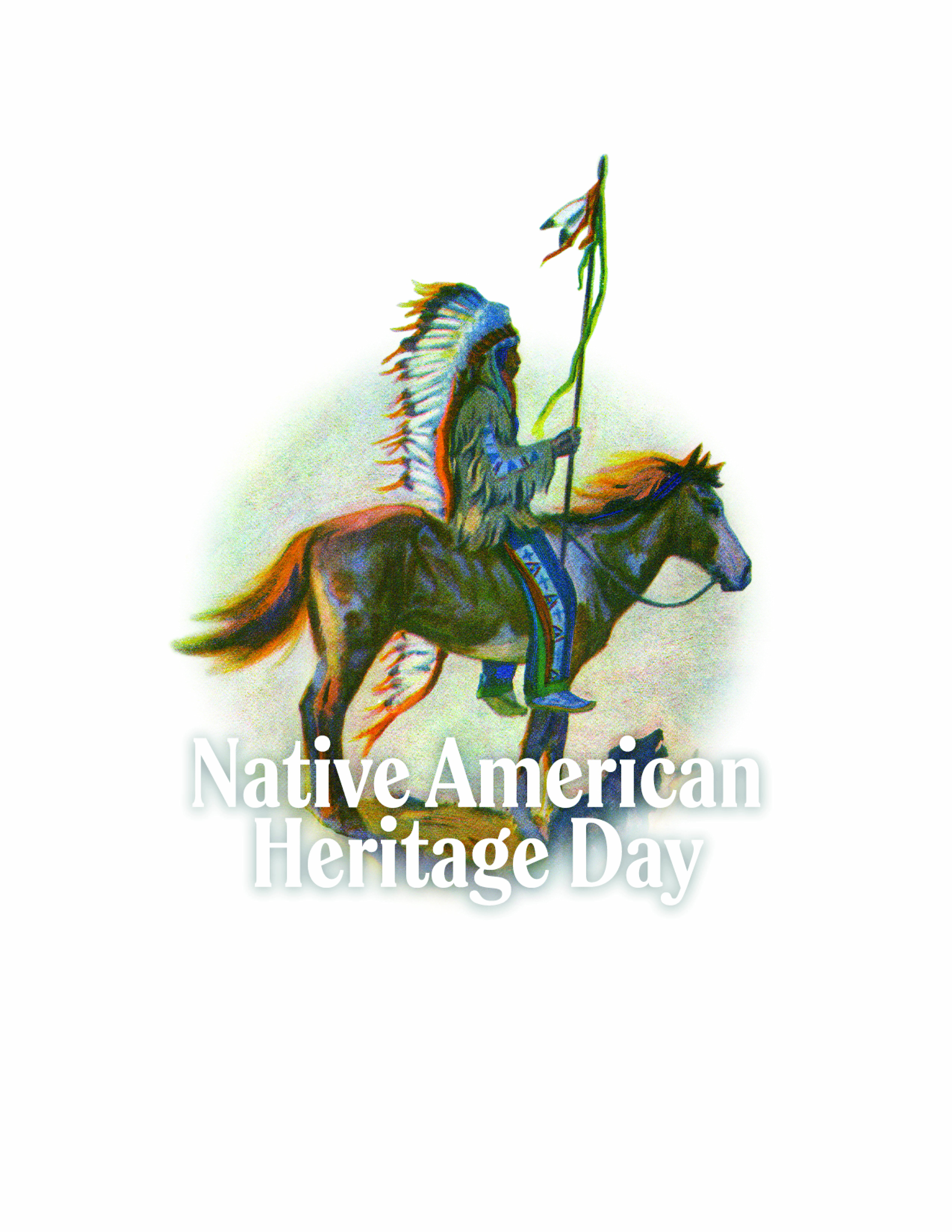 Native American Heritage Day - Centered - Horseback