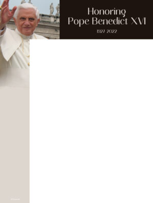 Pope Benedict XVI - Stand Firm in Faith - Wrapper