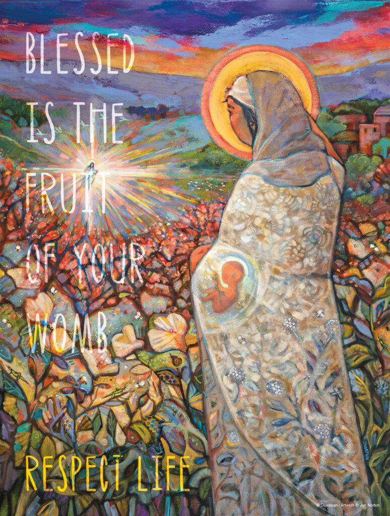 Respect Life CoverVisitationby Catholic Artist Jen Norton – Diocesan