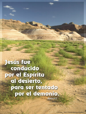 First Sunday of Lent E Cover - Spanish