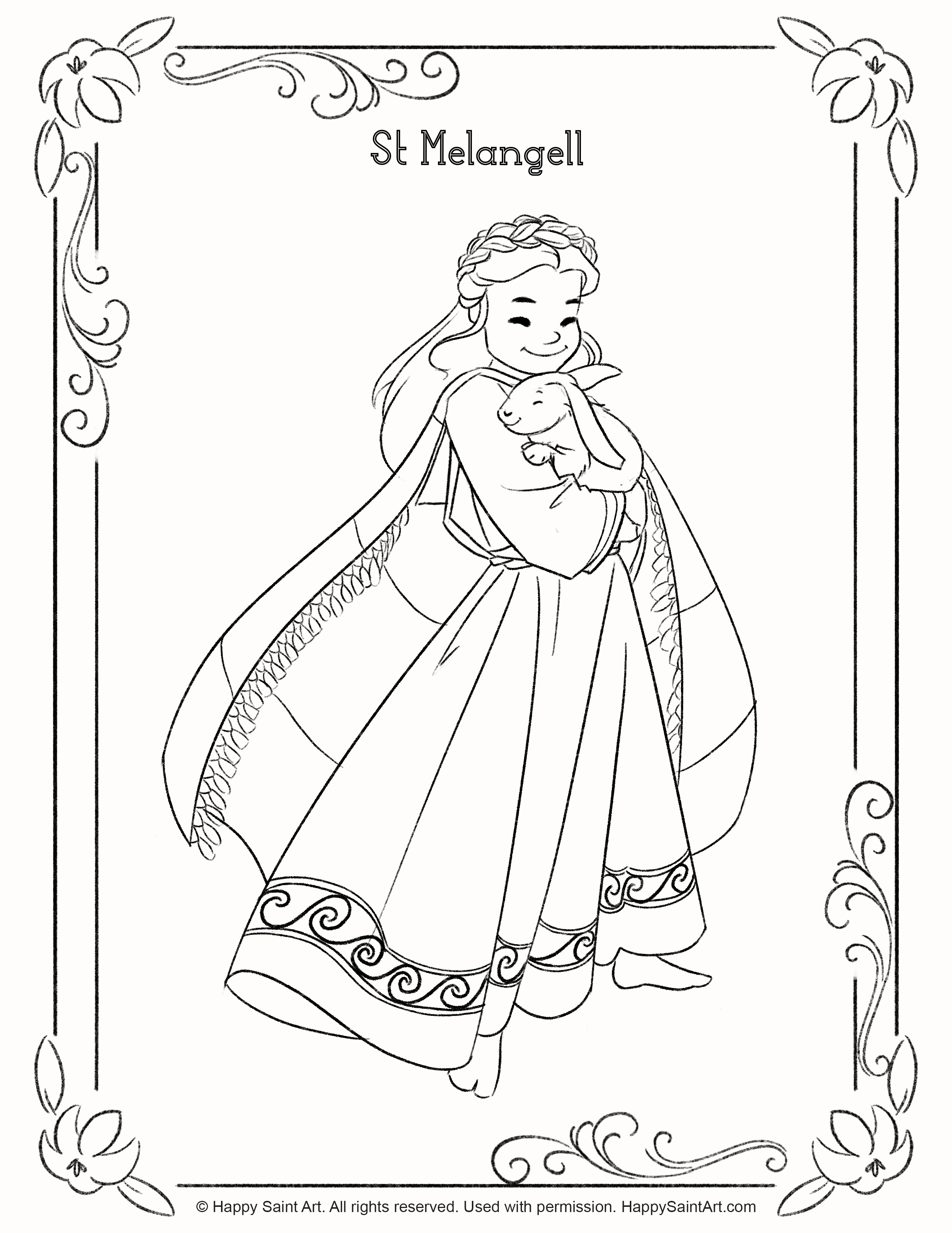 Saint Melangell 1 Saint Melangell