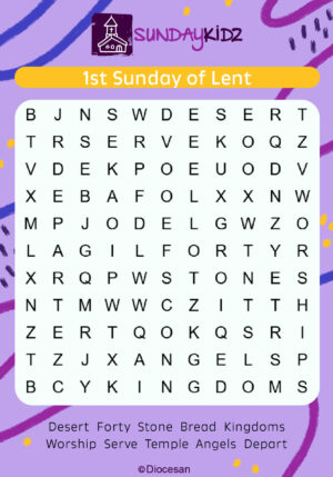 1st Sunday Lent Cycle C Vertical