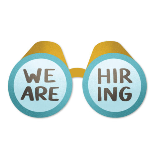We Are Hiring - Illustrated