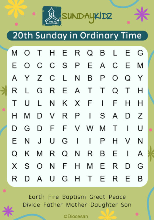 20th Sunday OT Cycle C Vertical