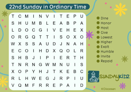 22nd Sunday OT Cycle C Horizontal
